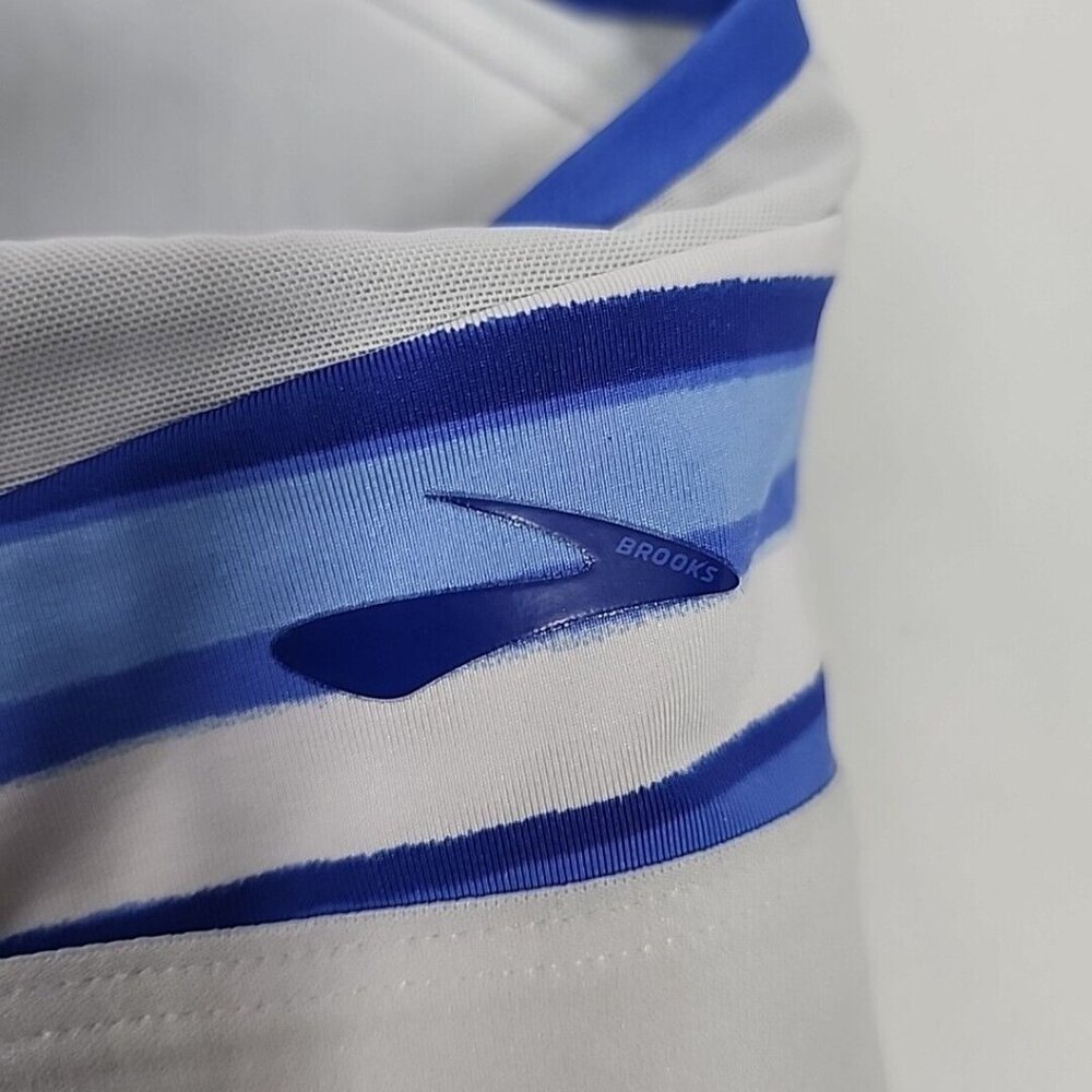 Brooks 350073 Dare Racerback DriLayer Sports Bra Gray Womens Size 38D Purple - Picture 4 of 8